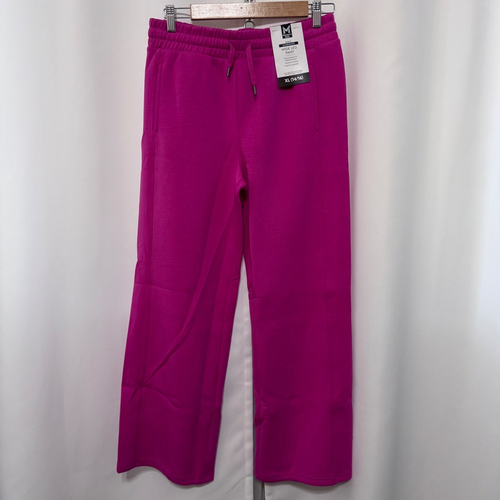 Member's Mark Girls Sandwash Wide Leg Pant Pink XL 14/16  NWT